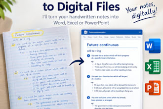 convert handwriting to word excel or powerpoint text