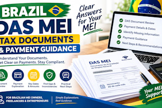 help you with brazil das mei tax documents and payment guidance