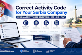 help you choose the correct serbia activity code for apr, pib and vat