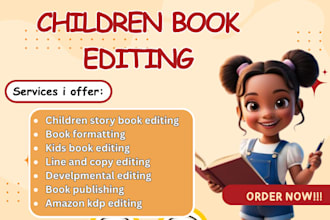 edit children story book editing, picture book, kids book, children book format