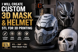 create custom 3d models for 3d printing