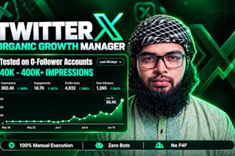 be your twitter x organic growth manager