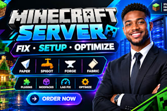 fix setup optimize minecraft server plugins spigot paper forge fabric modpack