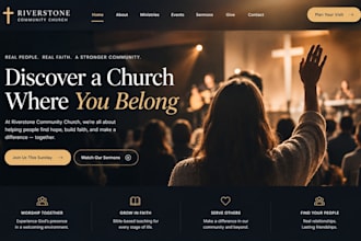 design wix church website squarespace ministry christian website