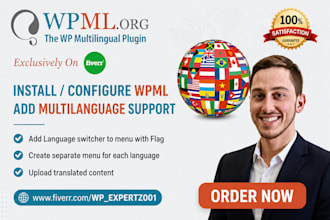 translate or fix your wordpress website to multilingual using wpml