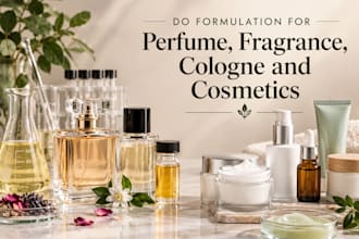 do formulation for perfume fragrance cologne and cosmetics