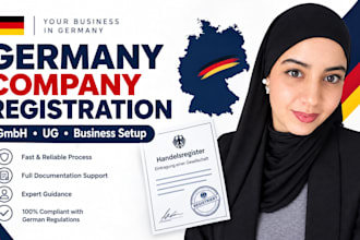 register your germany company gmbh or ug with full company registration