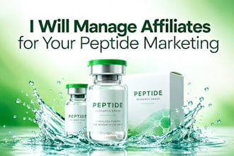 recruit and manage affiliates for your peptide marketing and brand growth