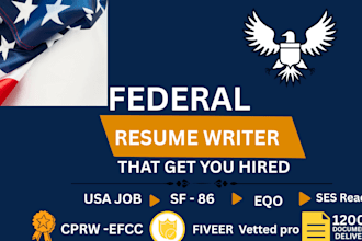 write a federal resume for usajobs and government jobs