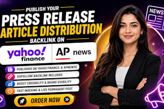 publish your press release article distribution backlink on yahoo finance apnews