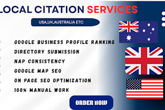 build local citations directory submission for local SEO,nap consistency