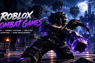 do roblox vfx, roblox combat system, roblox abilities, roblox scripter and map