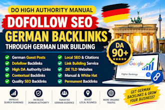 do high authority manual dofollow seo german backlinks through german link build