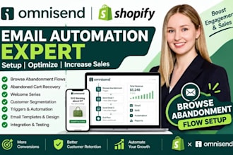 setup omnisend shopify browse abandonment omnisend flow omnisend automation