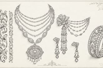 draw jewelry sketch illustration hand draw jewelry sketch aura ring pendant