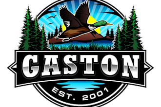 design beautiful duck logo