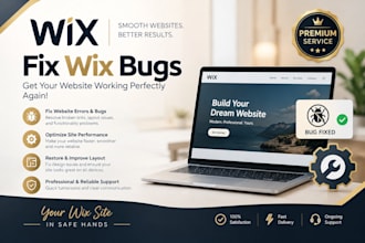fix wix website bugs, revamp wix SEO and wix studio