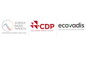 support sbti, cdp and ecovadis sustainability reporting and carbon manage