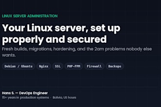 set up secure and optimize your linux vps or dedicated server