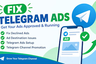 fix telegram ads, declined ads, ad destination, telegram ads, telegram channel