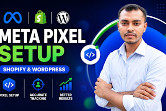 set up and fix meta pixel tracking shopify and wordpress