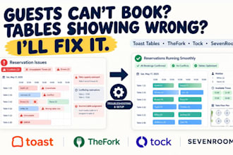 fix resdiary designmynight restaurant booking reservation table management issue