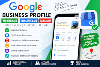 do verified gmb profile, reinstate gmb , bulk gmb profile verification