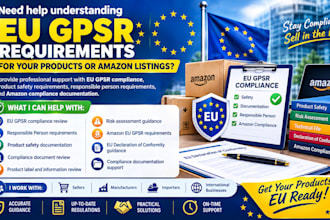 help with eu gpsr compliance and responsible person requirements