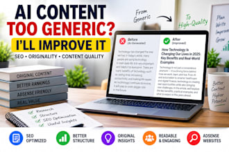 rewrite low value ai content into helpful SEO articles