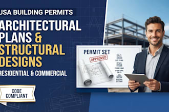 deliver permit texas architect sets drawings construction plan structural design