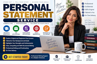 edit your motivation letters, personal statements and cover letter