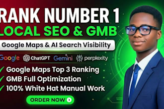 do monthly local SEO and gmb to rank on google maps and ai search ranking
