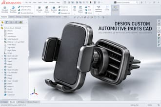 design custom automotive parts cad solidworks 3d printing prototype accessories