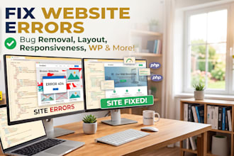 fix website errors, bugs, layout, responsive and wordpress issues