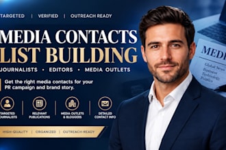 pitch your press release to journalists and relevant media outlets for PR