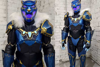 3d cosplay creation wearable knight armor evafoam 3d printing 3d cosplay props