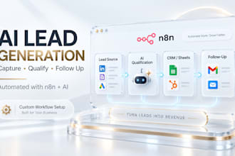 build n8n lead generation automation