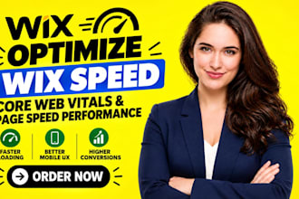 optimize wix speed, core web vitals, page speed performance