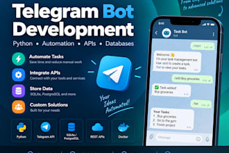 build a telegram bot with python