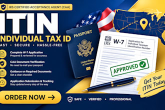 get your itin individual tax id as irs caa