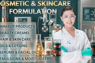 do professional cosmetic formulation and skincare formulation