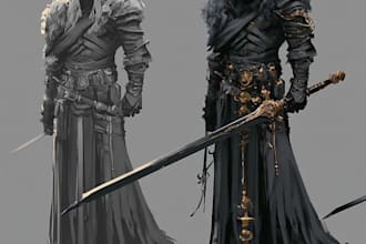 create custom dnd, rpg, and character art