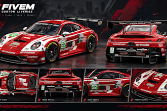 create detailed gta v livery, fivem car wrap, vehicle livery design, wrap design