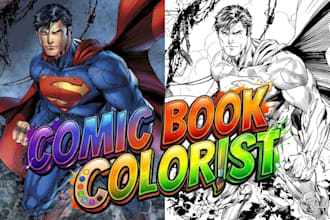 be your professional comic book colorist