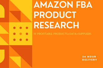 do amazon fba product research for USA with profit analysis