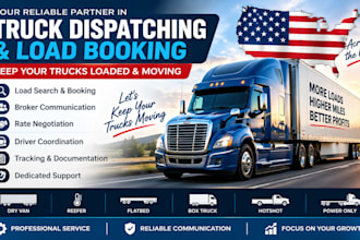 provide professional truck dispatching and load booking services
