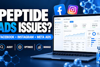 peptide ads issues and optimize facebook instagram meta ads campaigns