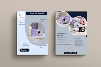 design a professional flyer for your business or brand