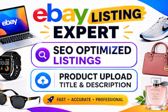 do ebay listing, ebay product listing, ebay lister, ebay upload