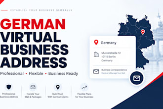 provide a professional germany virtual business address
